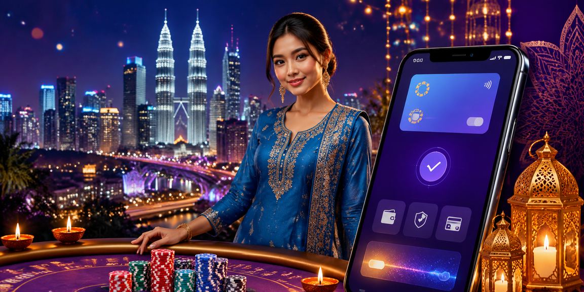 Malaysian user playing mobile casino in Kuala Lumpur